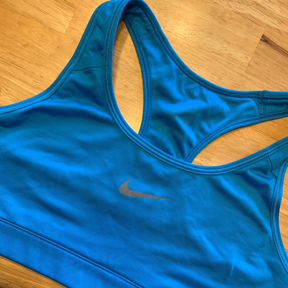 Blue Nike Sports Bra